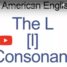 English Sounds - L [l] Consonant 
