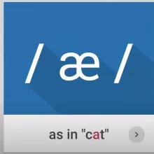 Vowel Sound / æ / as in "cat"